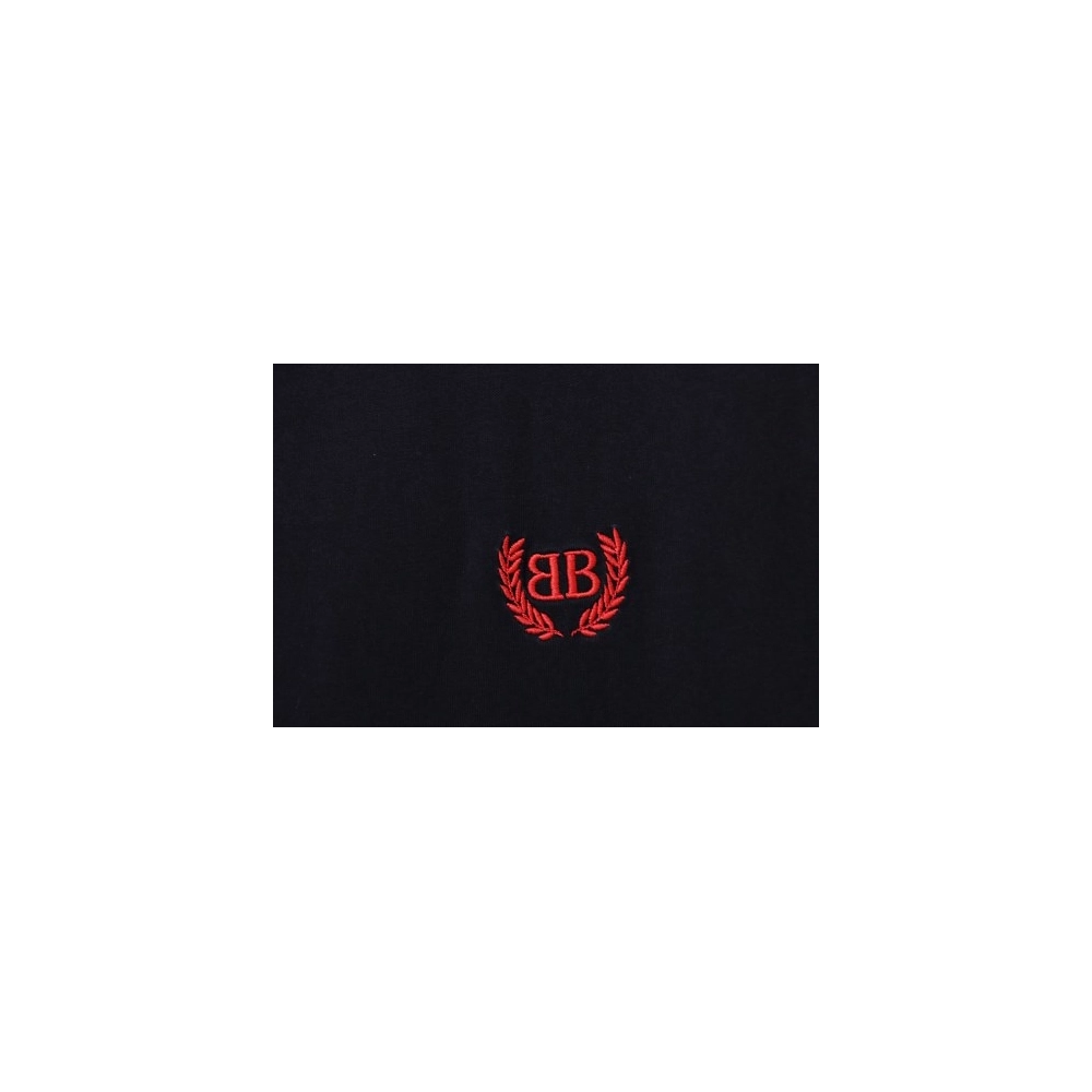 Balenciaga Wheat Ear Grain Agency Small Embroidery T-Shirt Black,Balenciaga T-Shirts,T-Shirts,CLOTHES