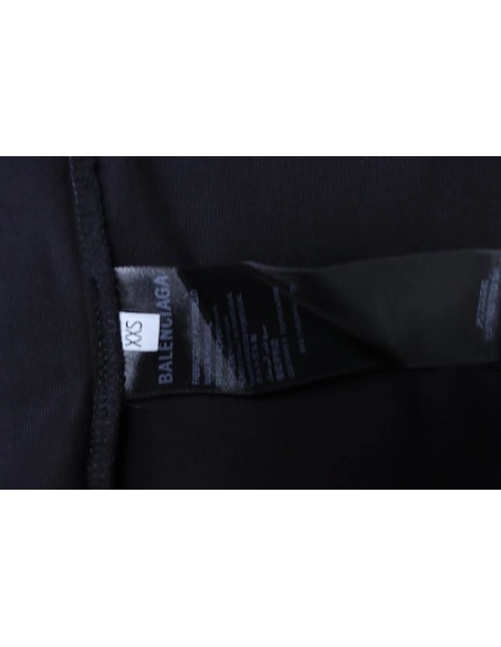 Balenciaga Wheat Ear Grain Agency Small Embroidery T-Shirt Black,Balenciaga T-Shirts,T-Shirts,CLOTHES