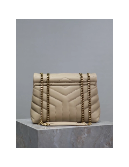 Saint Laurent Loulou Shoulder Bags Dark Beige 574947 23X17X9cm,Y.S.AINT Bags