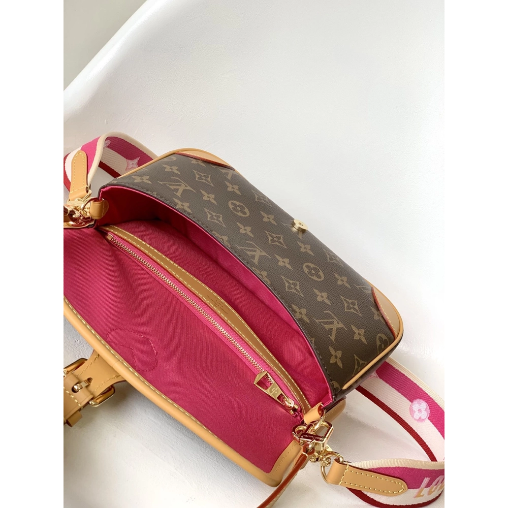 Louis Vuitton Diane Monogram HandBags M46049 24X15X9cm,Louis Vuitton Bags
