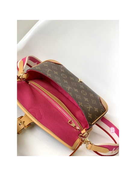 Louis Vuitton Diane Monogram HandBags M46049 24X15X9cm,Louis Vuitton Bags