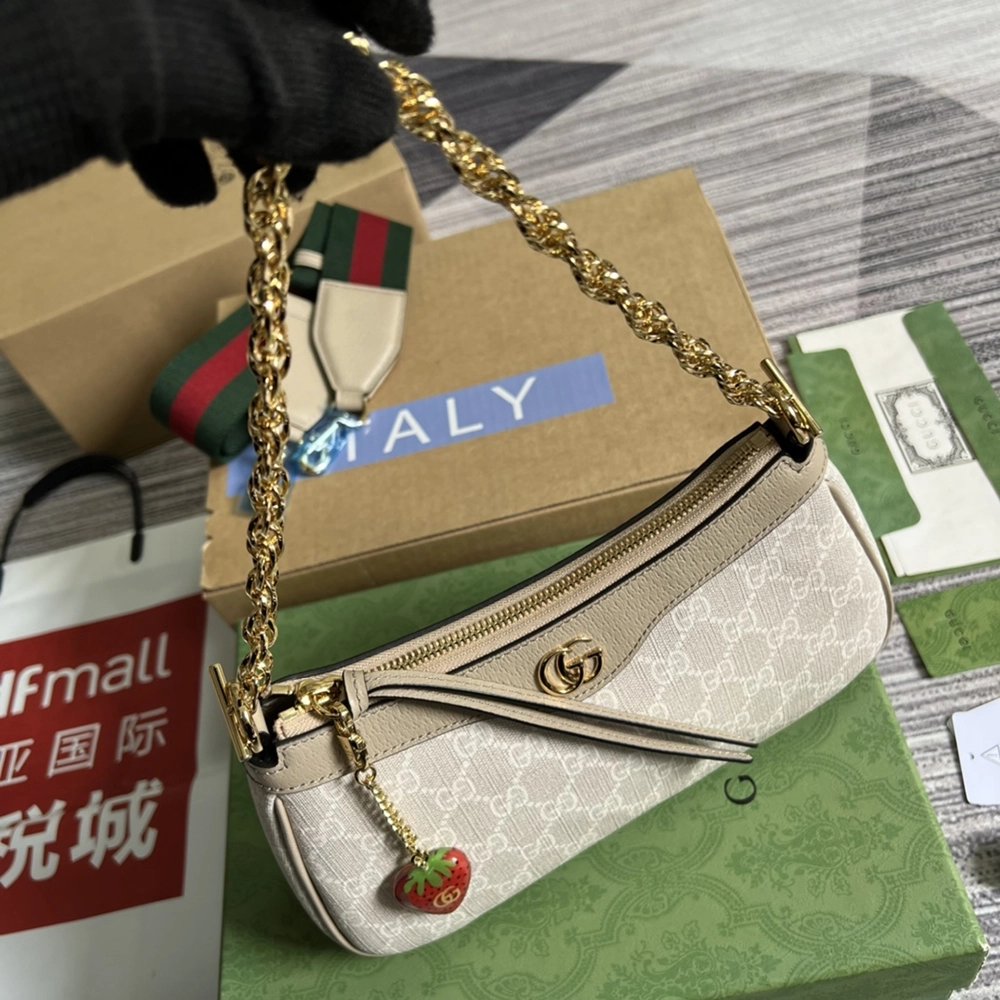 Gucci Ophidia Strawberry Chain Bags 735132 25X15.5X6cm,Gucci Bags