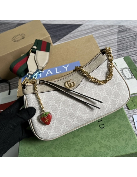 Gucci Ophidia Strawberry Chain Bags 735132 25X15.5X6cm,Gucci Bags