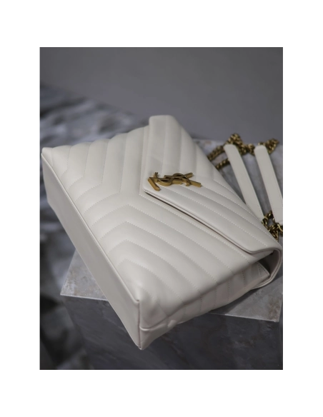 Saint Laurent Loulou Shoulder Bags Blanc Vintage 574946 32X22X11cm,Y.S.AINT Bags