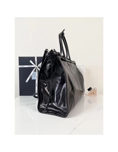 Prada Bonnie leather tote bags 2VG128 50X36X17cm,Prada Bags