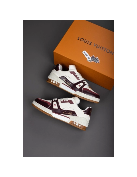 Louis Vuitton Trainer Sneaker Bordeaux 1AKB8G,LV Trainer