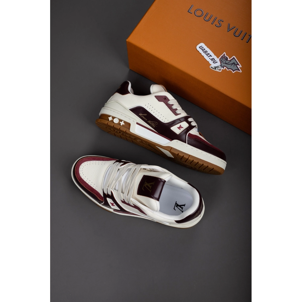 Louis Vuitton Trainer Sneaker Bordeaux 1AKB8G,LV Trainer