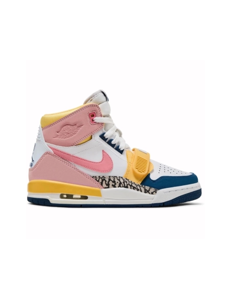 Air Jordan Legacy 312 White Coral French Blue,AIR JORDAN LEGACY