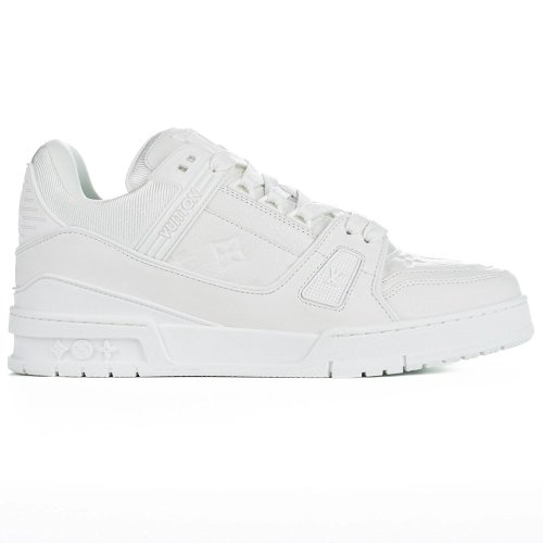 Louis Vuitton Trainer Low White Embossed 1A5PYF,LV Trainer