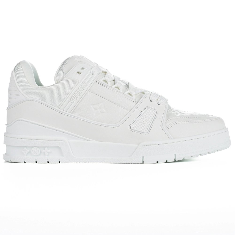 Louis Vuitton Trainer Low White Embossed 1A5PYF,LV Trainer