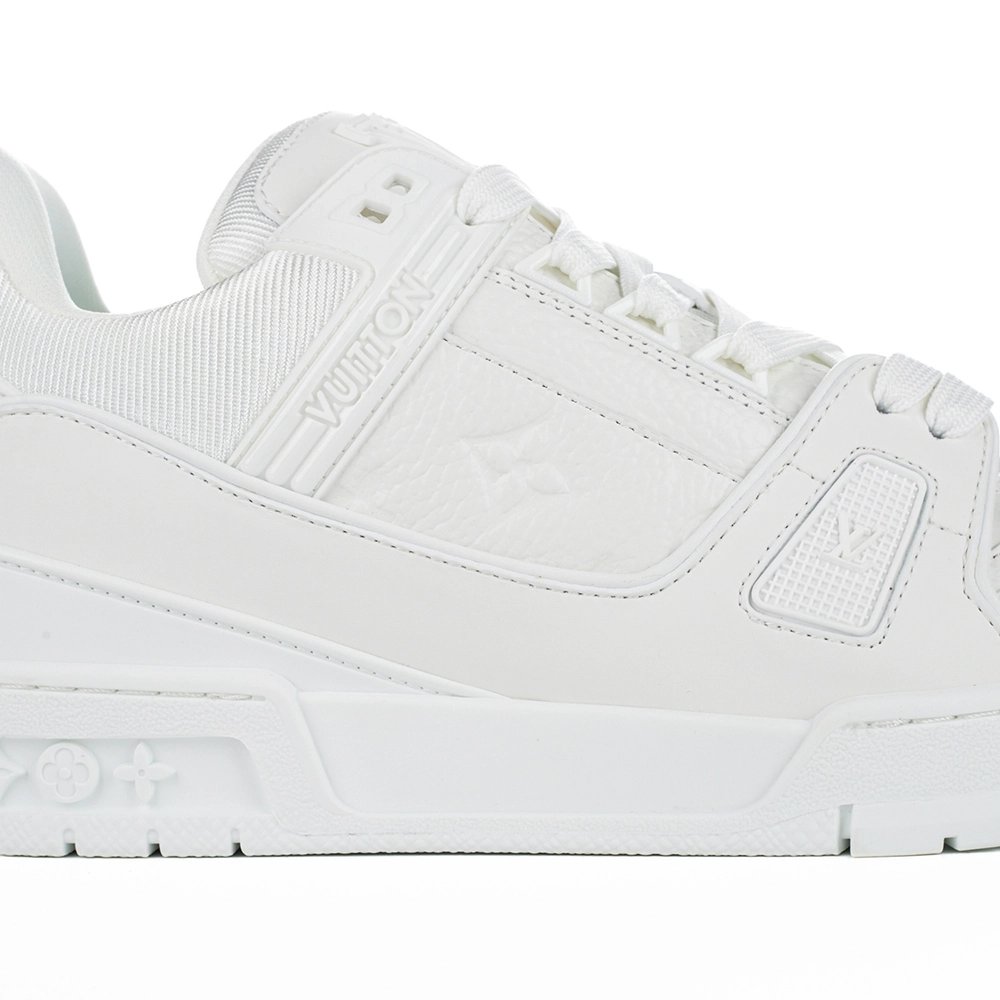 Louis Vuitton Trainer Low White Embossed 1A5PYF,LV Trainer