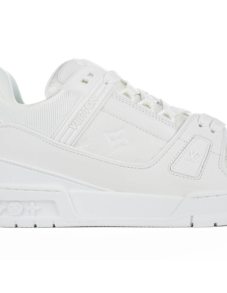 Louis Vuitton Trainer Low White Embossed 1A5PYF,LV Trainer