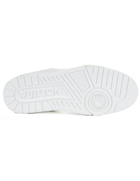 Louis Vuitton Trainer Low White Embossed 1A5PYF,LV Trainer