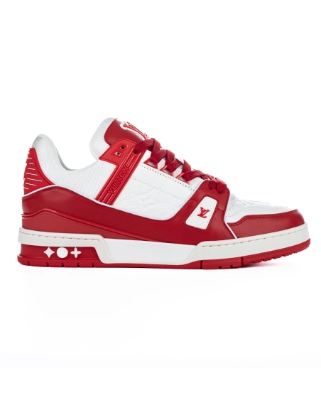 Louis Vuitton Trainer Sneaker "Red White" 1A8PK6,LV Trainer