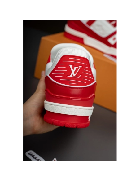 Louis Vuitton Trainer Sneaker "Red White" 1A8PK6,LV Trainer