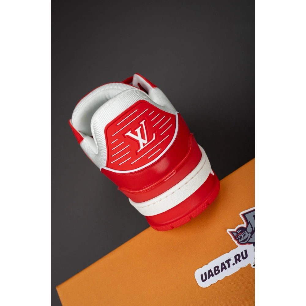 Louis Vuitton Trainer Sneaker "Red White" 1A8PK6,LV Trainer