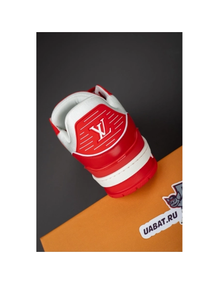 Louis Vuitton Trainer Sneaker "Red White" 1A8PK6,LV Trainer