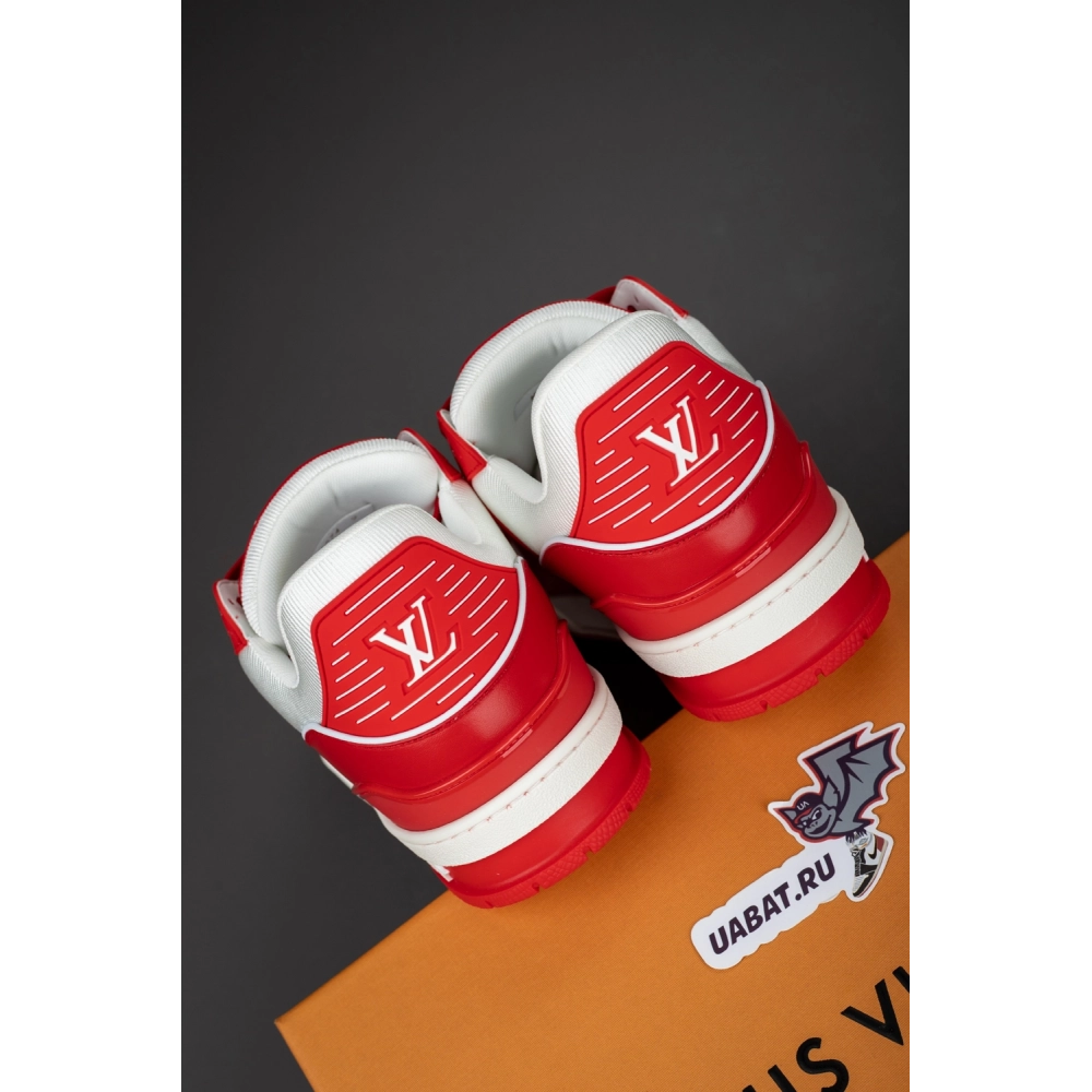 Louis Vuitton Trainer Sneaker "Red White" 1A8PK6,LV Trainer