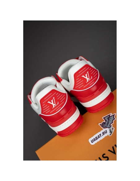 Louis Vuitton Trainer Sneaker "Red White" 1A8PK6,LV Trainer