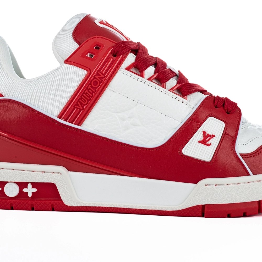 Louis Vuitton Trainer Sneaker "Red White" 1A8PK6,LV Trainer