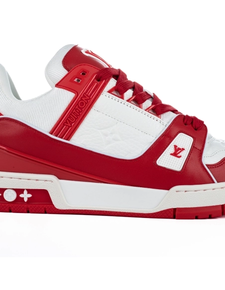 Louis Vuitton Trainer Sneaker "Red White" 1A8PK6,LV Trainer