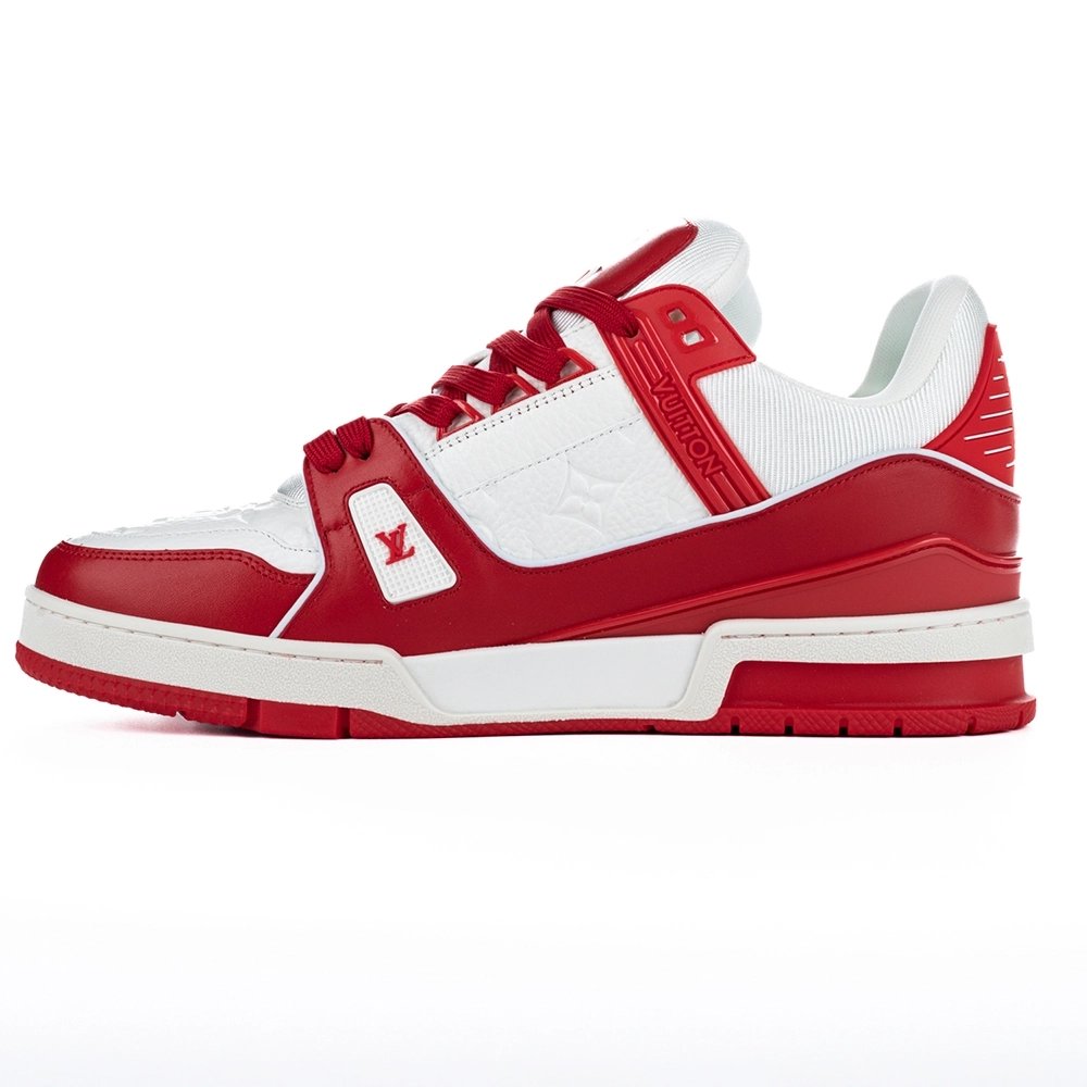 Louis Vuitton Trainer Sneaker "Red White" 1A8PK6,LV Trainer