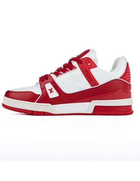 Louis Vuitton Trainer Sneaker "Red White" 1A8PK6,LV Trainer