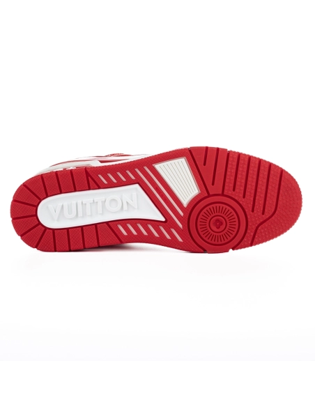 Louis Vuitton Trainer Sneaker "Red White" 1A8PK6,LV Trainer