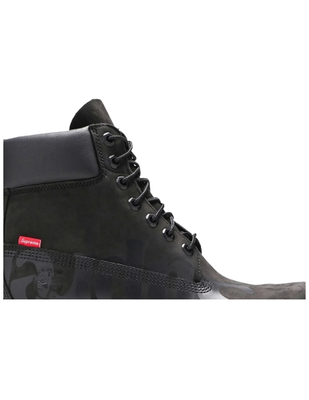 Supreme x Timberland 6 Inch Premium Waterproof Boot Big Logo - Black,TIMBERLAND BOOTS