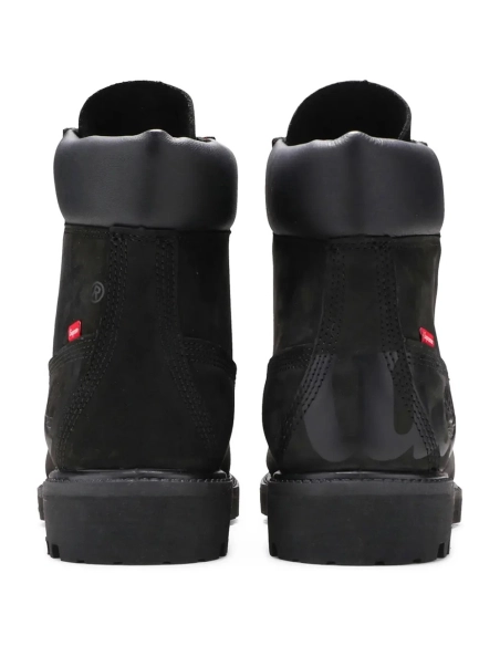 Supreme x Timberland 6 Inch Premium Waterproof Boot Big Logo - Black,TIMBERLAND BOOTS