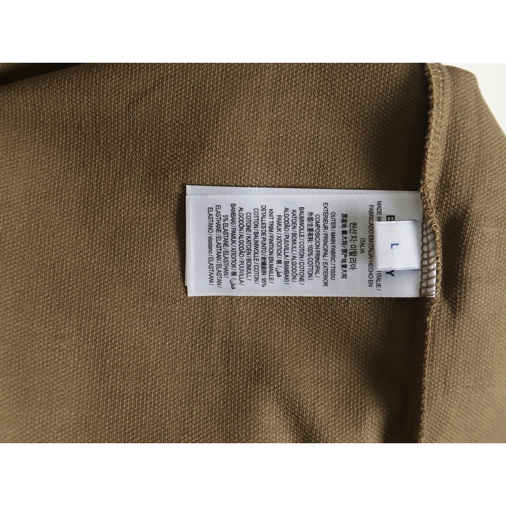 Burberry Classic Check-Collar Short-Sleeve Polo Shirt TSK1,Burberry