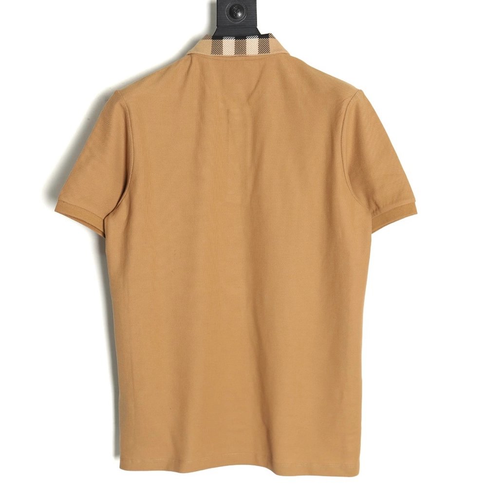 Burberry Classic Check-Collar Short-Sleeve Polo Shirt,Burberry
