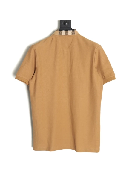 Burberry Classic Check-Collar Short-Sleeve Polo Shirt,Burberry