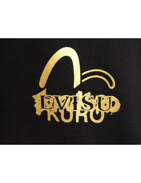 Evisu Kuro Gold-Foil Hannya Demon Mask Short-Sleeve T-Shirt TSK1,Evisu