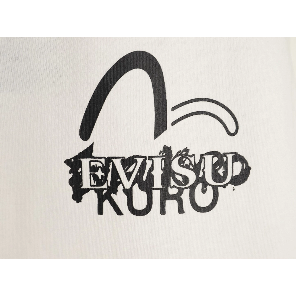 Evisu Kuro Gold-Foil Hannya Demon Mask Short-Sleeve T-Shirt,Evisu