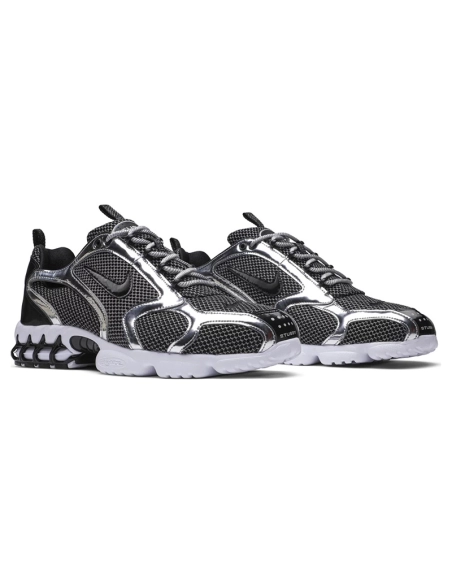 Stussy x Air Zoom Spiridon Caged 2 Pure Platinum,NIKE ZOOM,NIKE SHOES Reps