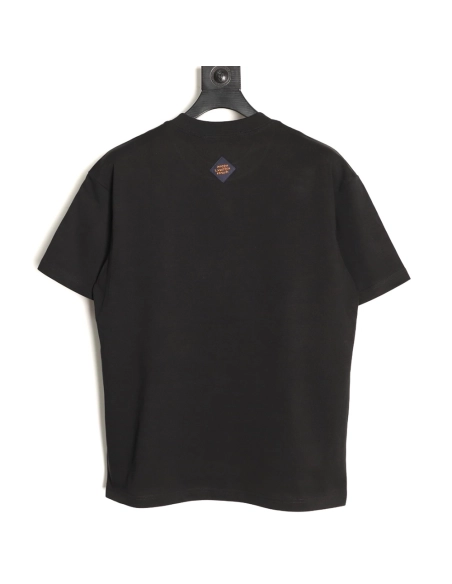 Louis Vuitton deconstructed logo embroidered letter short-sleeved T-shirt TSK1,Louis Vuitton