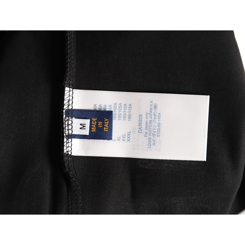 Louis Vuitton deconstructed logo embroidered letter short-sleeved T-shirt TSK1,Louis Vuitton
