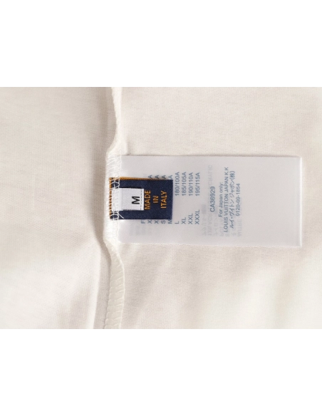 Louis Vuitton deconstructed logo embroidered letter short-sleeved T-shirt,Louis Vuitton