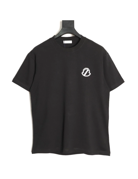 Moncler classic badge logo short-sleeved T-shirt TSK1,Moncler