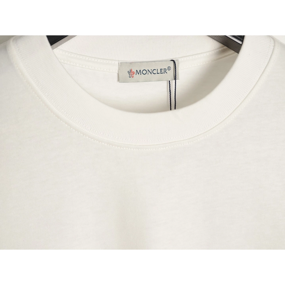 Moncler classic badge logo short-sleeved T-shirt,Moncler