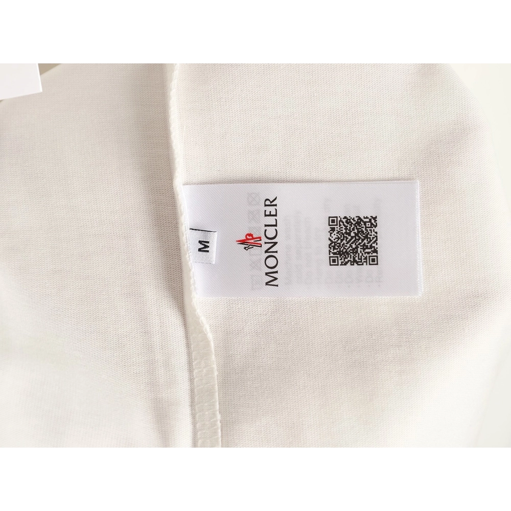 Moncler classic badge logo short-sleeved T-shirt,Moncler