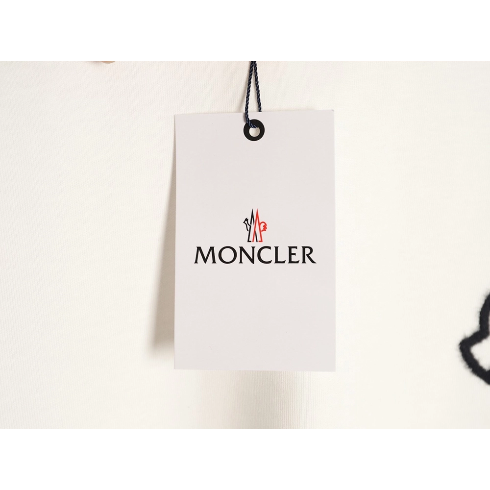 Moncler classic badge logo short-sleeved T-shirt,Moncler