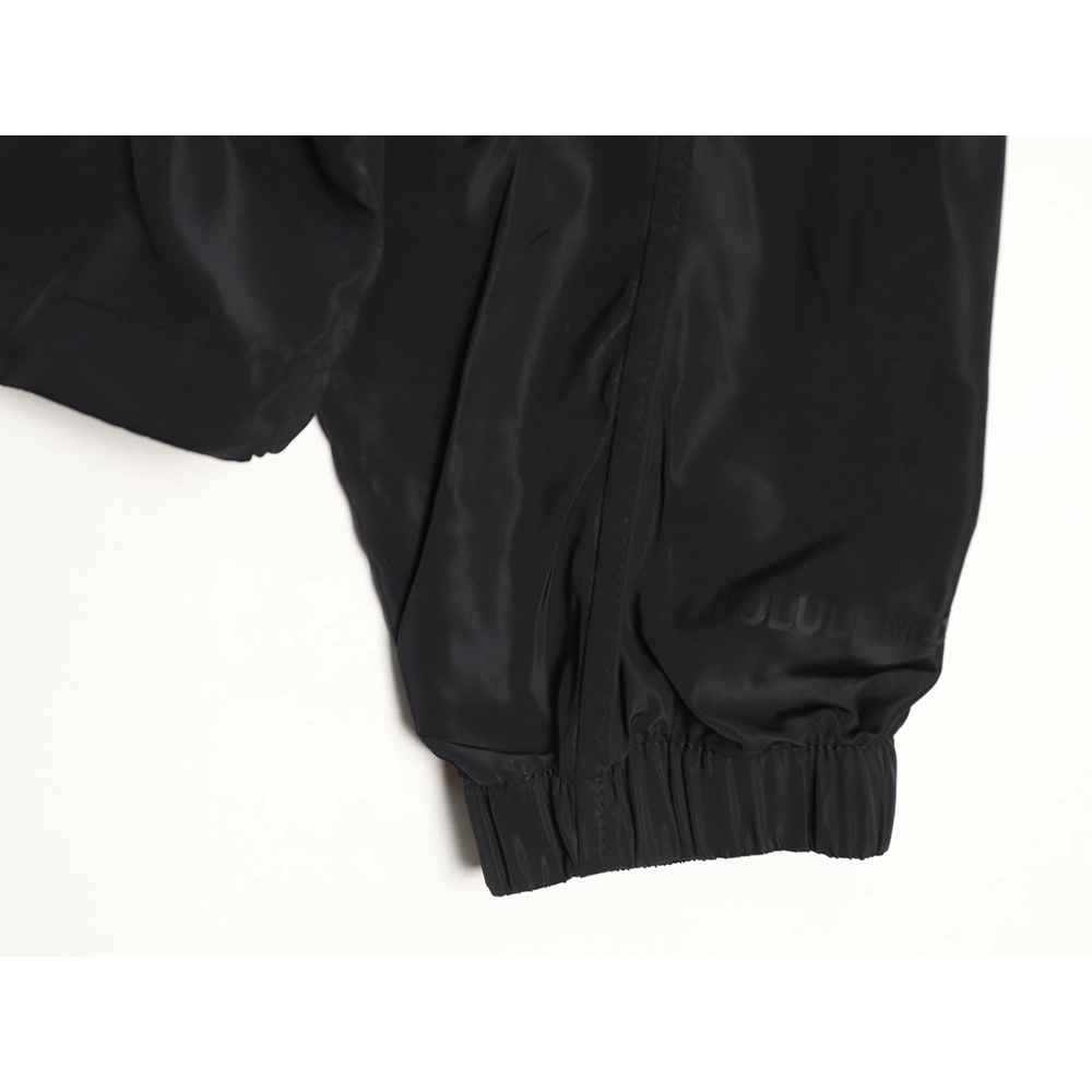 Lululemon solid color zip-up drawstring cropped hooded jacket TSK2,Lululemon