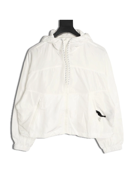 Lululemon solid color zip-up drawstring cropped hooded jacket,Lululemon