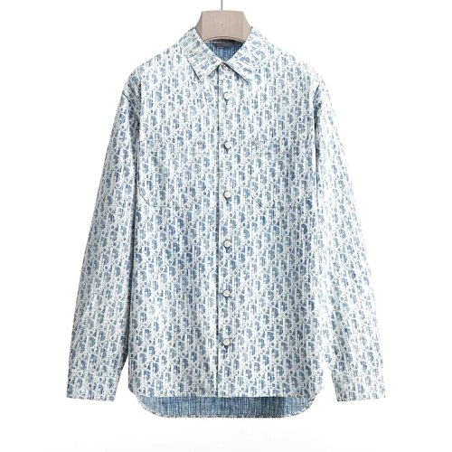 Dior Classic All-Over Monogram Denim Shirt-Jacket,Dior