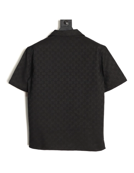 Gucci All-Over Jacquard Short-Sleeve Shirt,Gucci