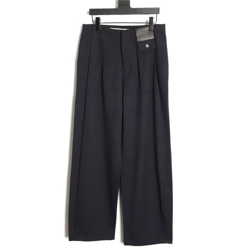 Loewe Leather Pocket Casual Trousers,Loewe