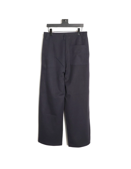 Loewe Leather Pocket Casual Trousers,Loewe