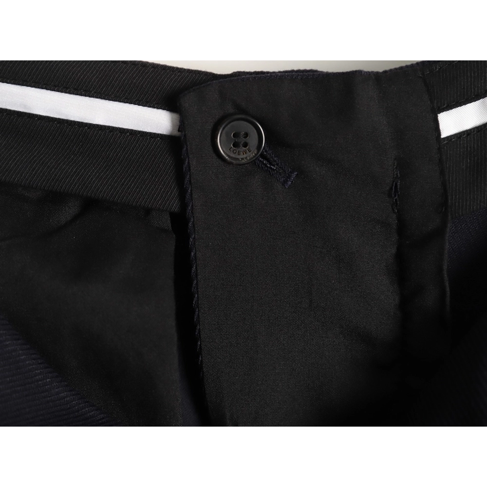 Loewe Leather Pocket Casual Trousers,Loewe